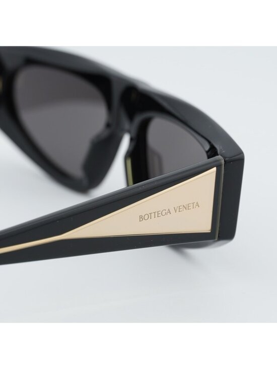 Bottega Veneta BV1277S 001 Sunglasses Black Cat Eye Frame, Grey Lenses main image 8